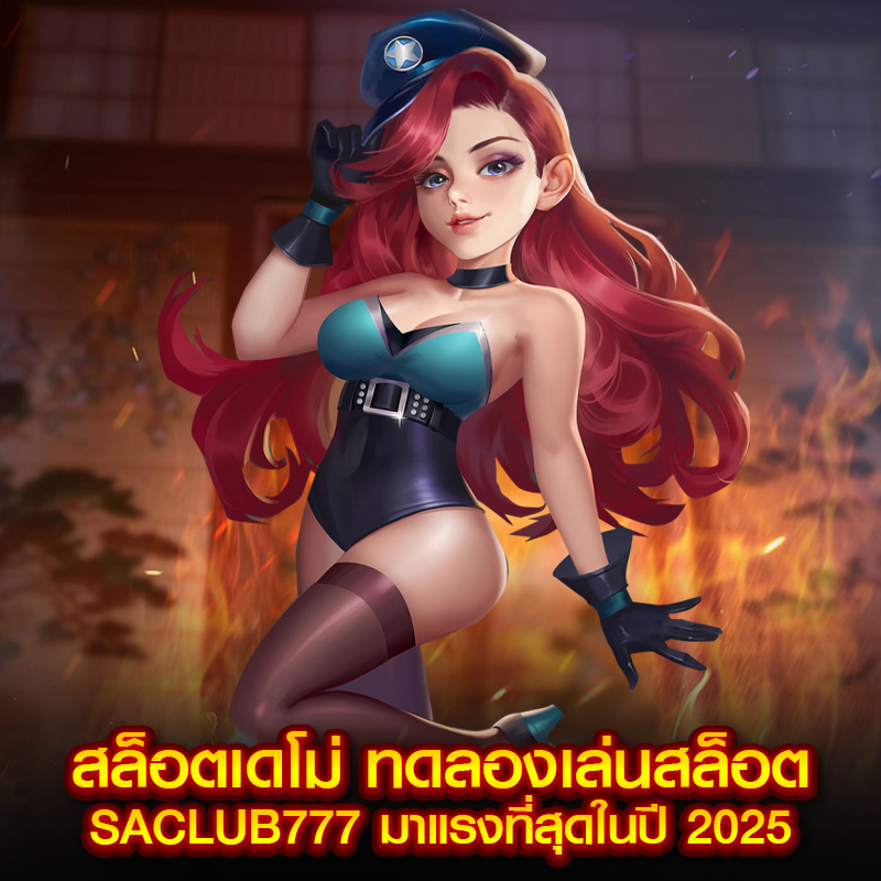 สล็อตเดโม่ ทดลองเล่นสล็อต SACLUB777 มาแรงที่สุดในปี 2025